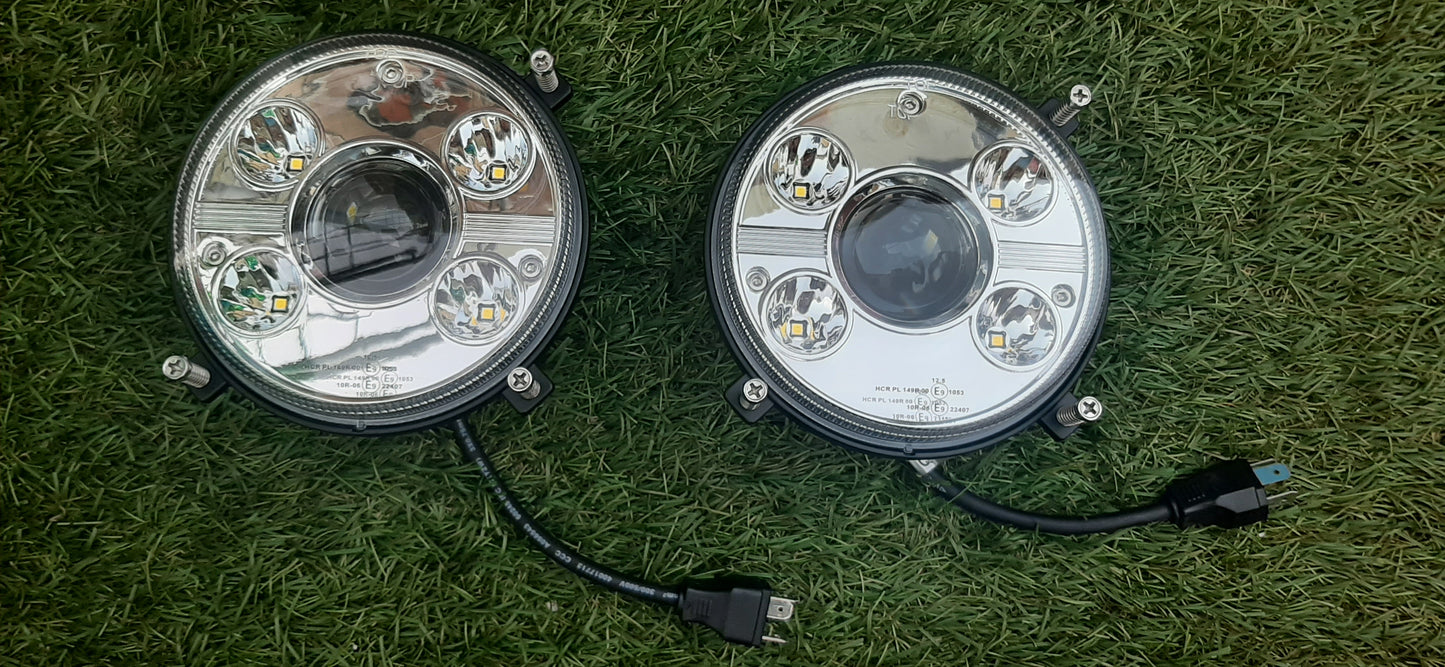 Massey Ferguson 200 / 500 / 600 Series LED Headlight Pair - Road Legal