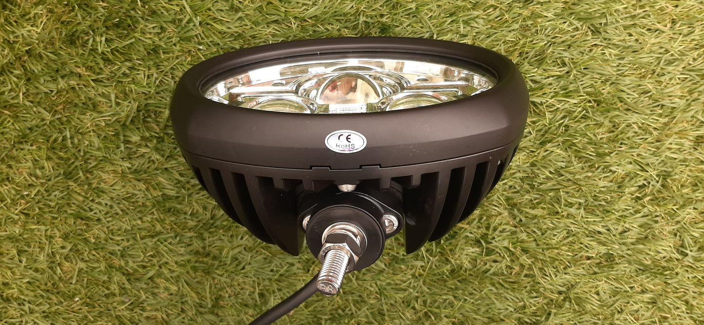 Oval LED Headlight Pair - Road Legal