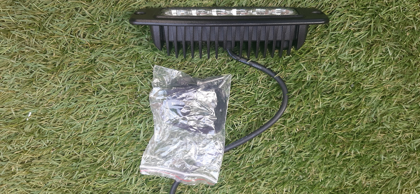 Rectangular Roof/Reversing Flush Mount Lamp Flood Beam