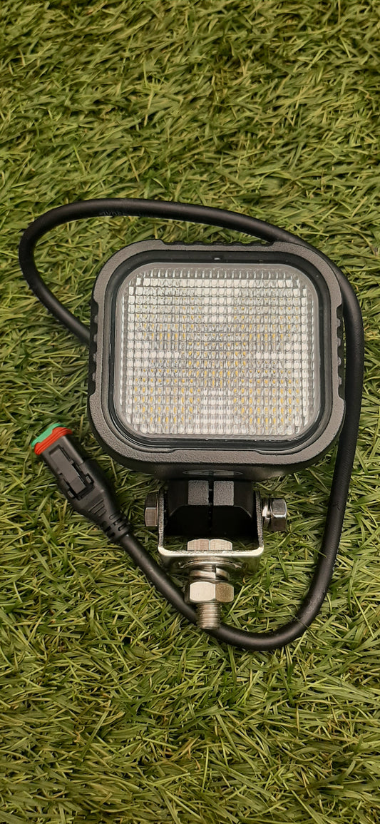 Roof/Mudguard/Handrail Lamp, Square, 3.5"