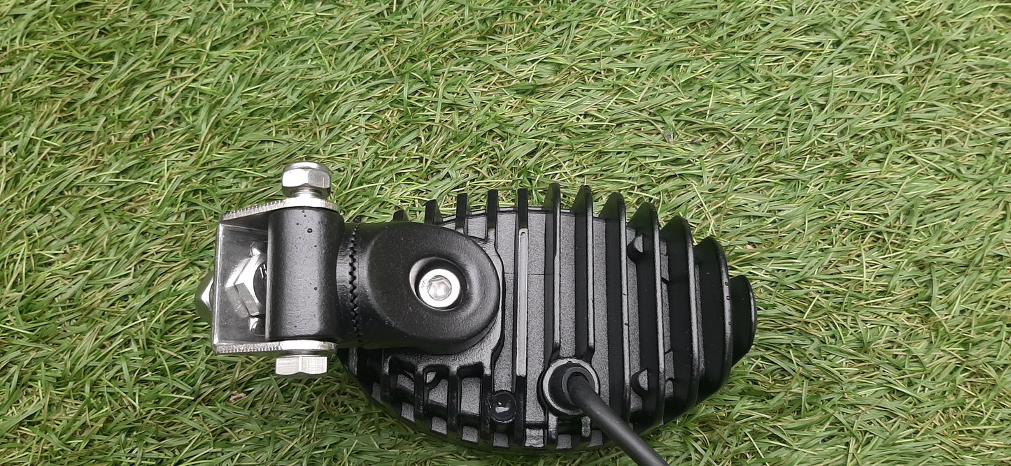 Handrail/Roof/Mudguard Lamp, Oval, Side Mount