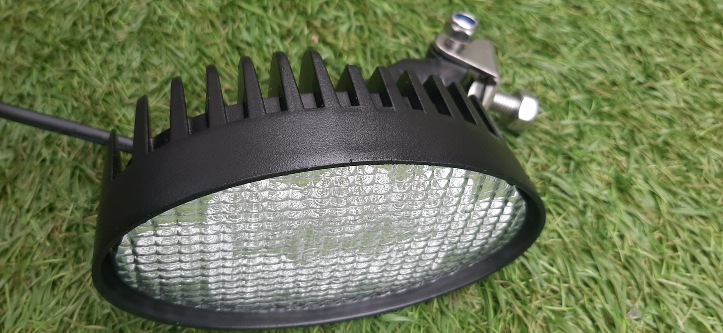 Handrail/Roof/Mudguard Lamp, Oval, Side Mount