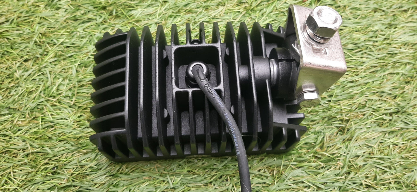 Rectangular Roof/Mudguard/Handrail Lamp - Side Mount with Tilt and Swivel