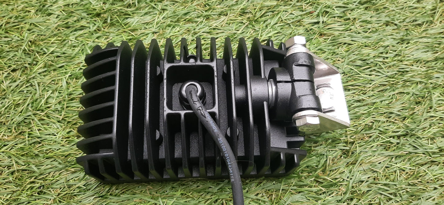 Rectangular Roof/Mudguard/Handrail Lamp - Side Mount with Tilt and Swivel