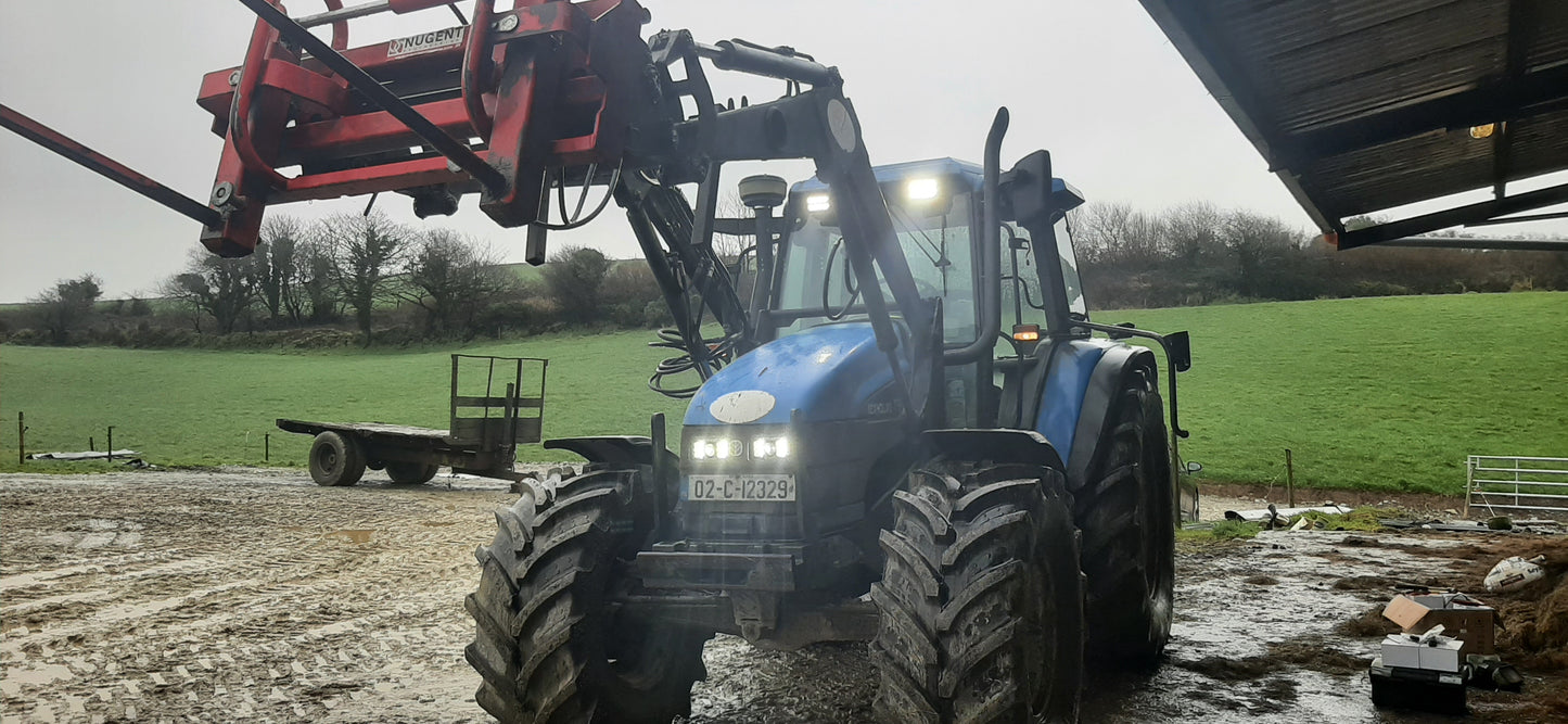 Rectangular Roof/Mudguard/Handrail Lamp - Side Mount with Tilt and Swivel