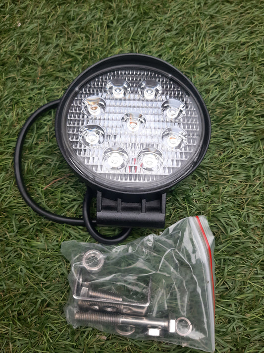 Roof/Mudguard/Handrail Lamp, Round, 4"