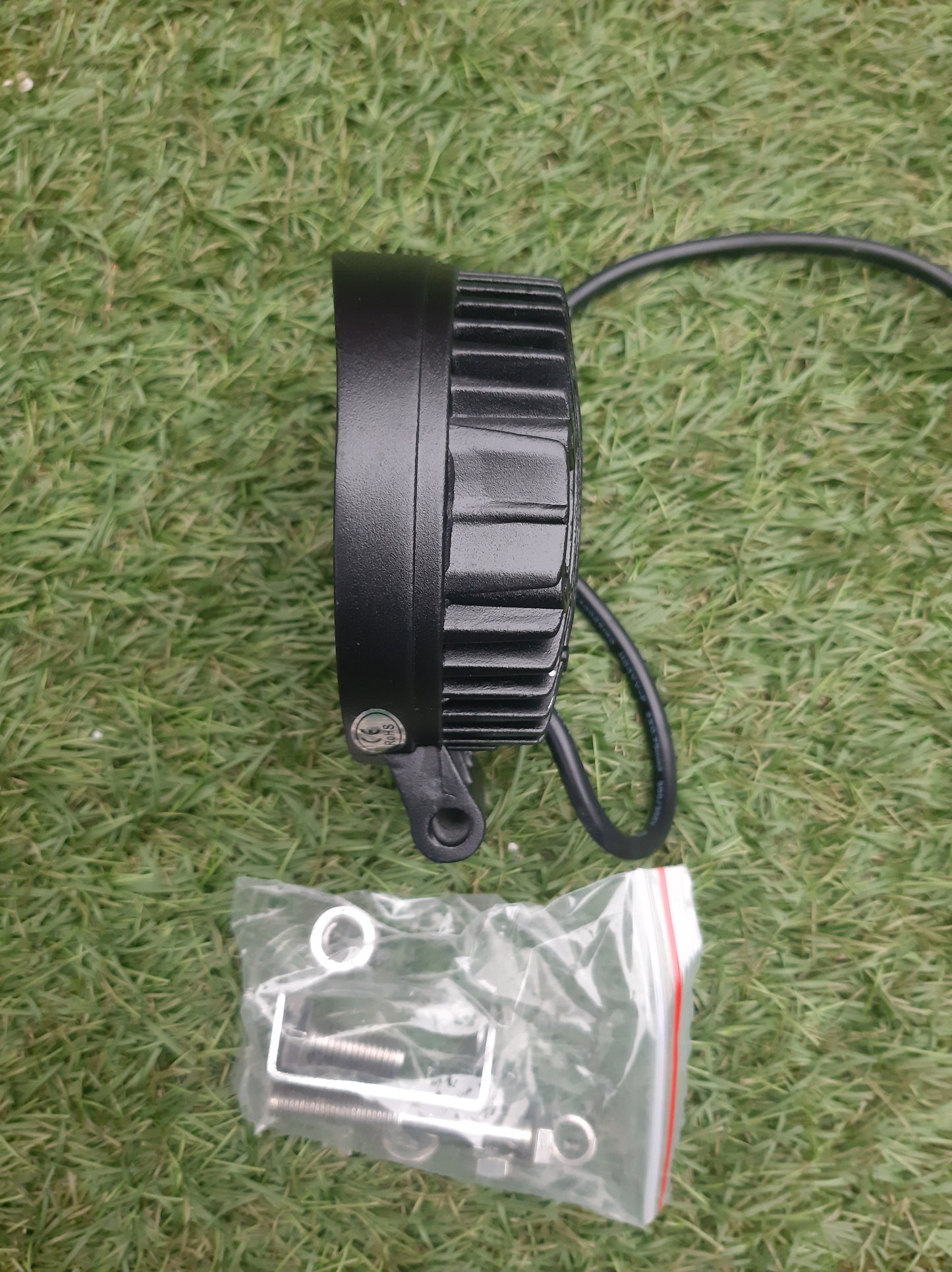 Roof/Mudguard/Handrail Lamp, Round, 4"