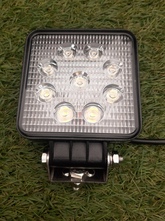 Roof/Mudguard/Handrail Lamp, Square, 4"