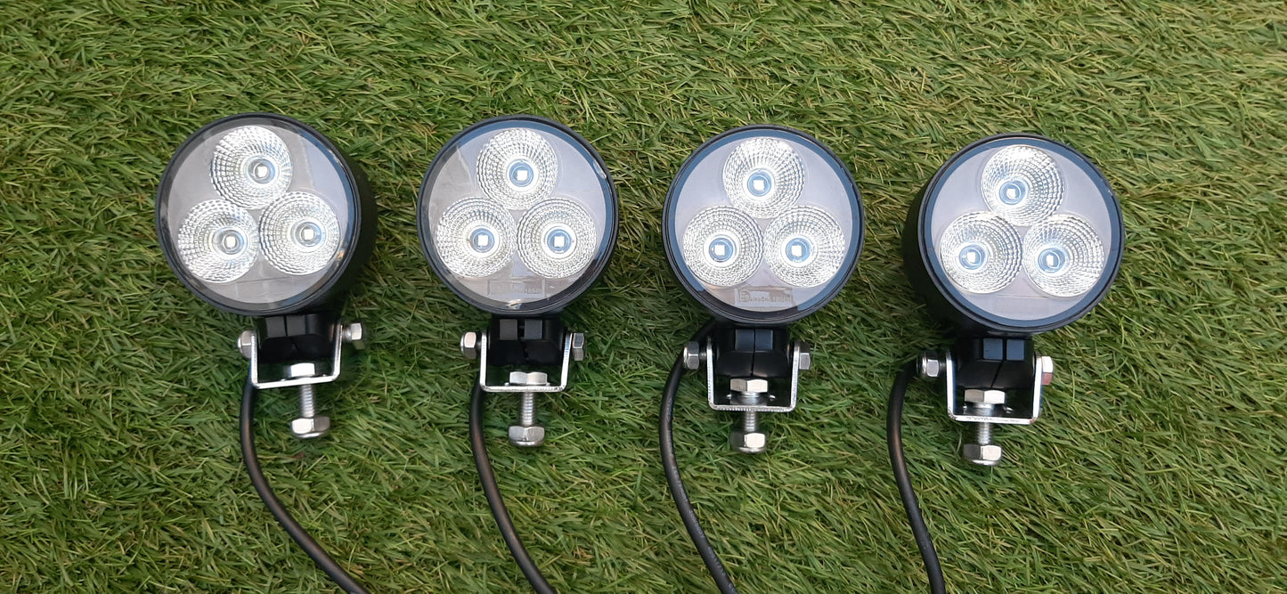 Roof/Mudguard Lamp, Round Tilt and Swivel