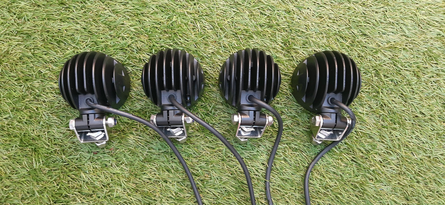 Roof/Mudguard Lamp, Round Tilt and Swivel