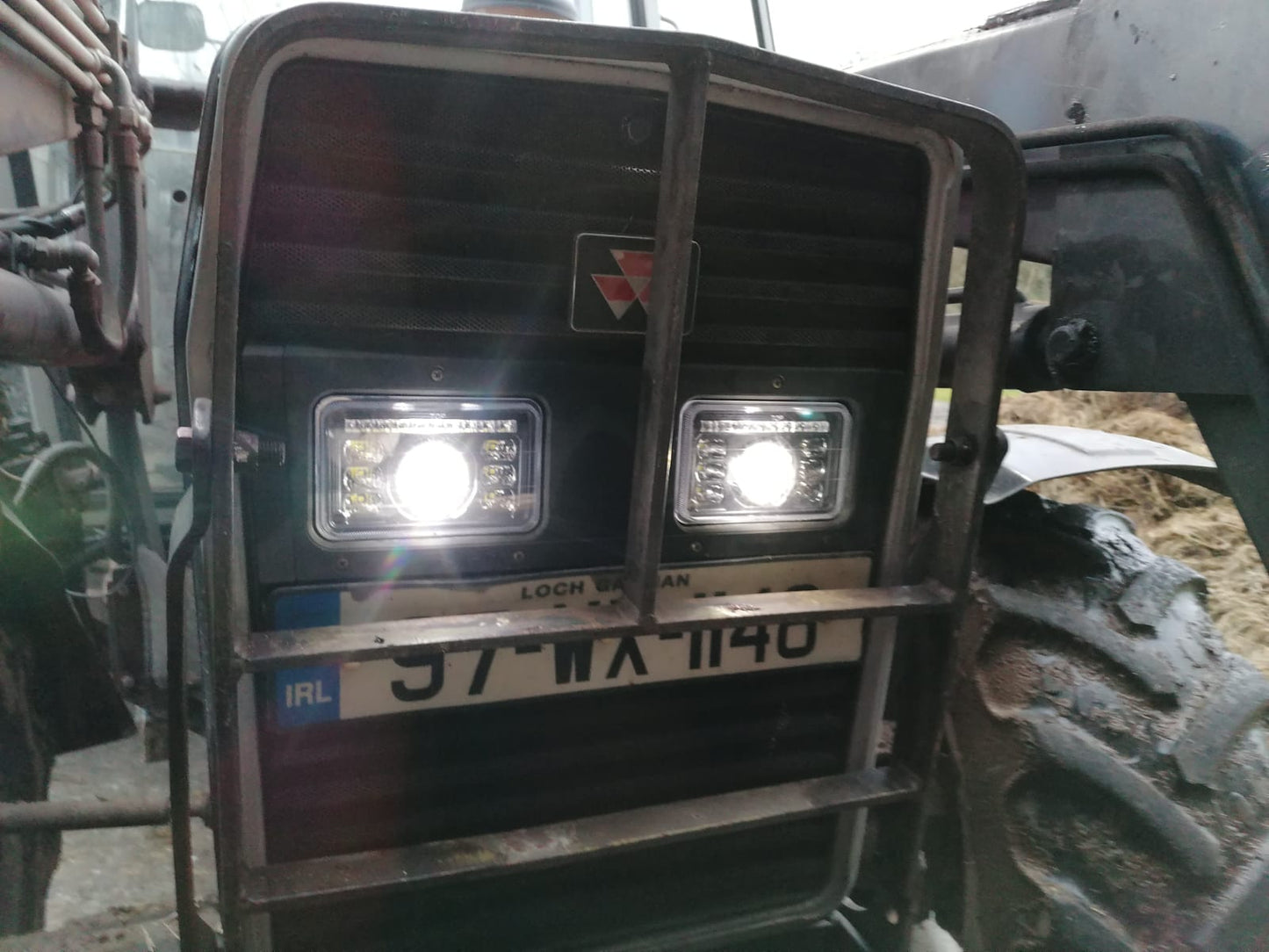 Massey Ferguson 300/3000/4000/6000 LED Headlight Pair - Road Legal