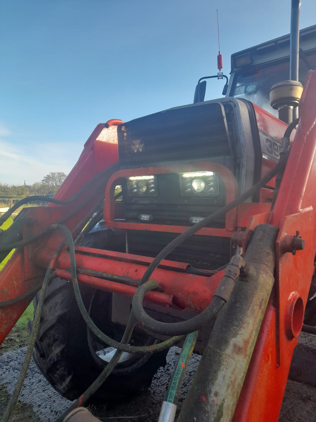 Massey Ferguson 300/3000/4000/6000 LED Headlight Pair - Road Legal