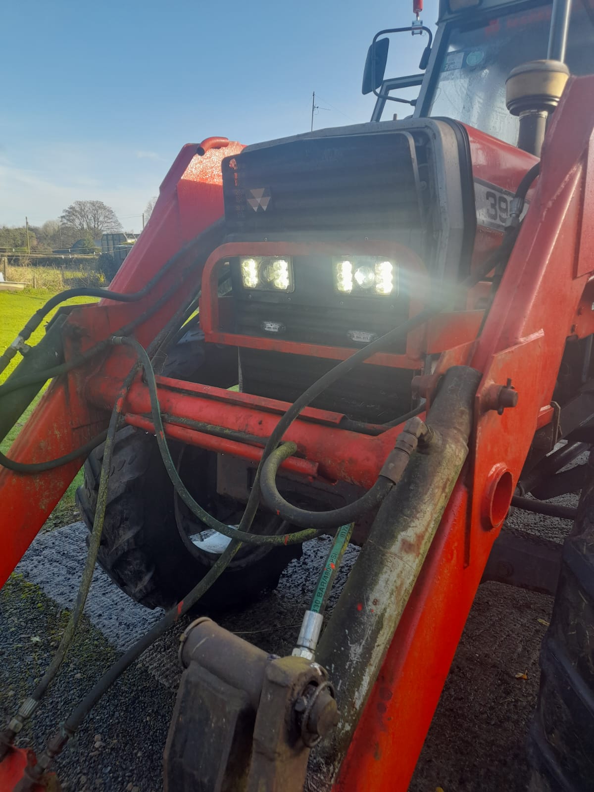 Massey Ferguson 300/3000/4000/6000 LED Headlight Pair - Road Legal