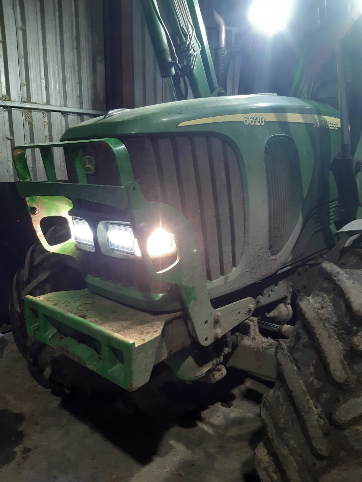 John Deere 20 & 30 Sers LED Headlight Pair - Road Legal