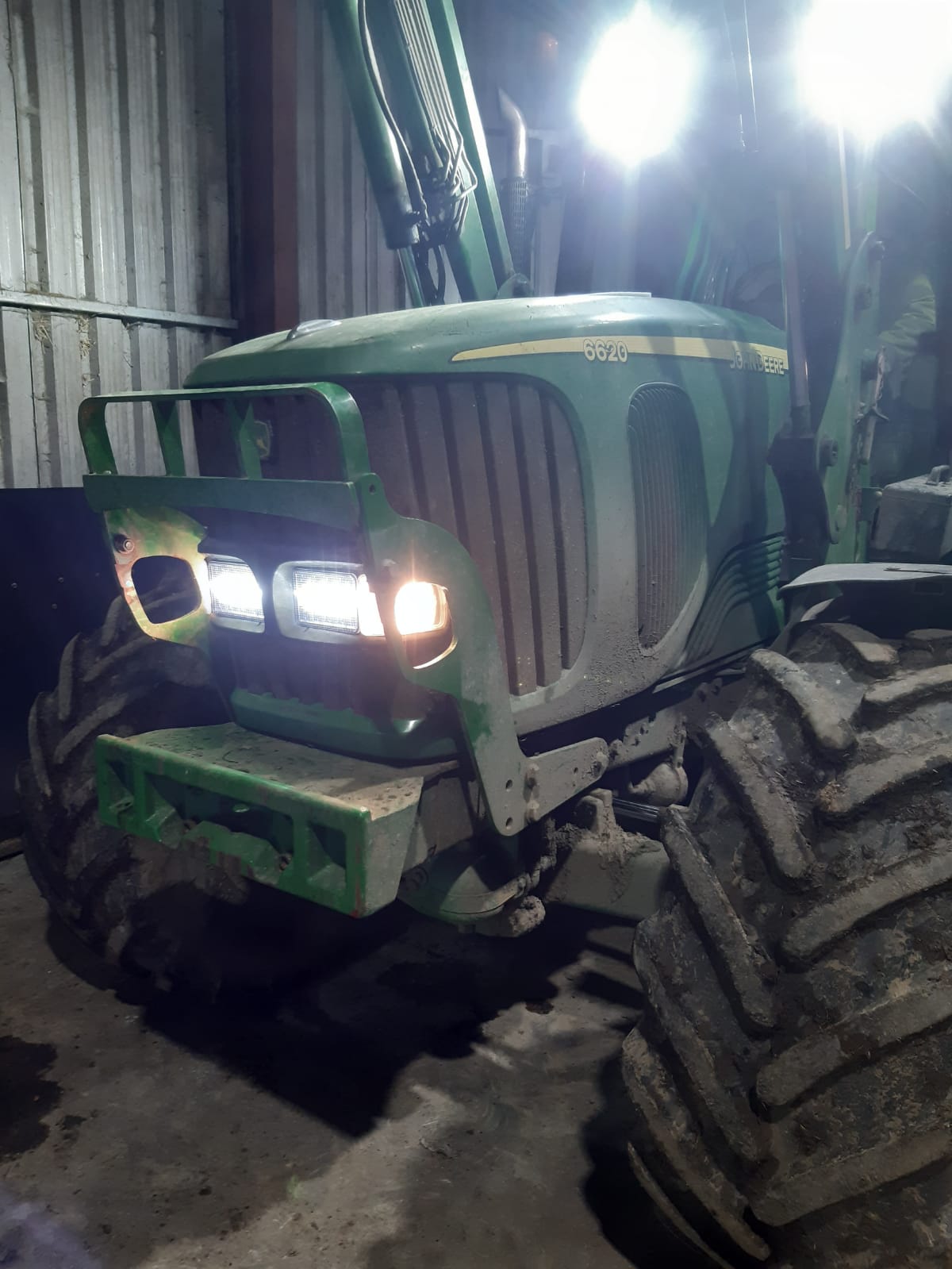 Roof Lamp John Deere, Oval Egg Shaped - Black