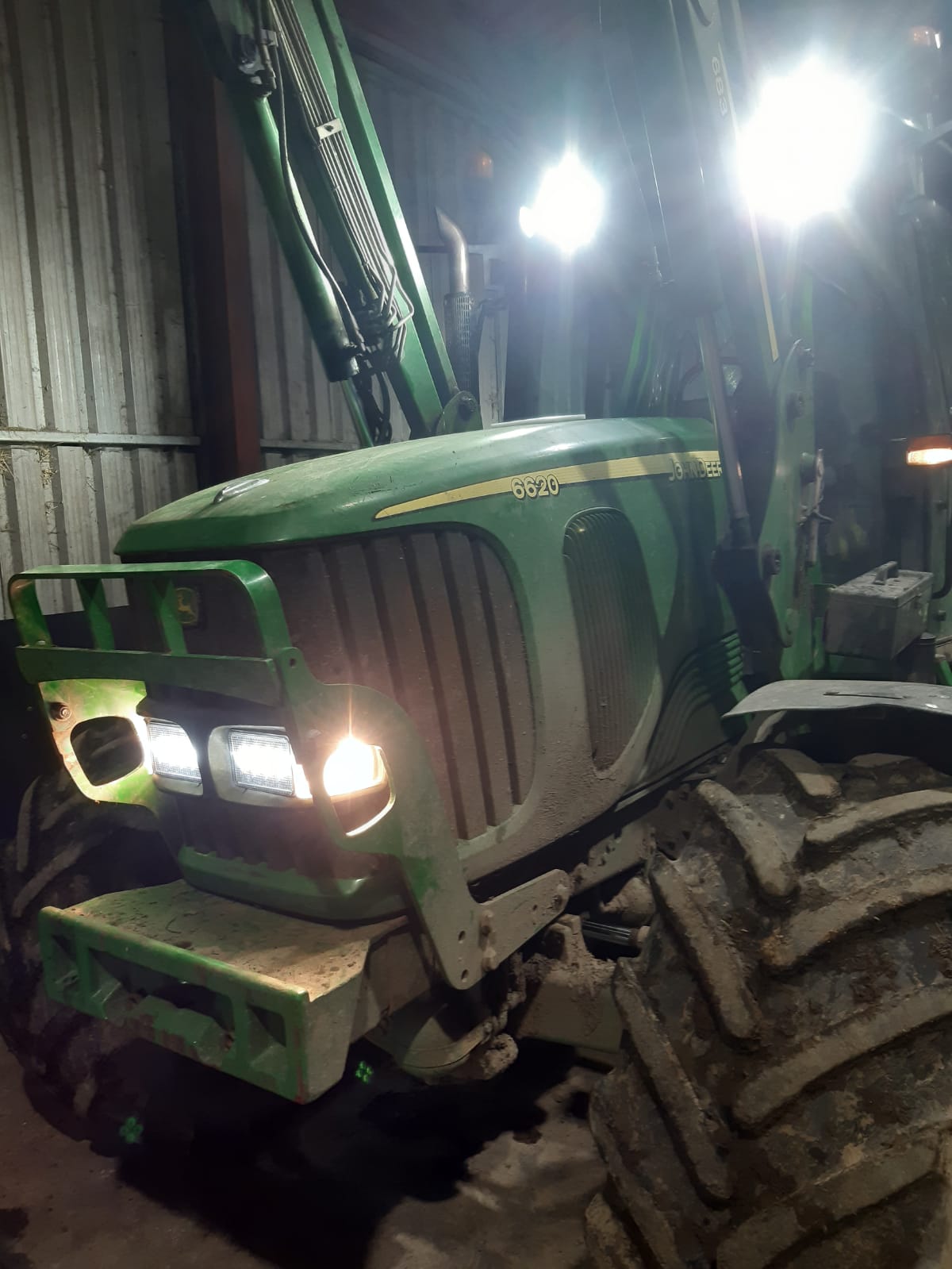 Roof Lamp John Deere, Oval Egg Shaped - Black