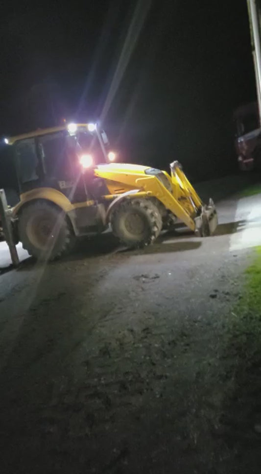 Fastrac/ FERMEC / JCB / Loadall / Massey Ferguson / Teleporter LED Combination Headlight Pair - Road Legal