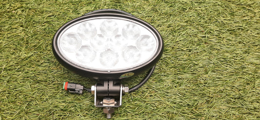 Oval LED Work Lamp, Side and Bottom/Top Mount with tilt and swivel