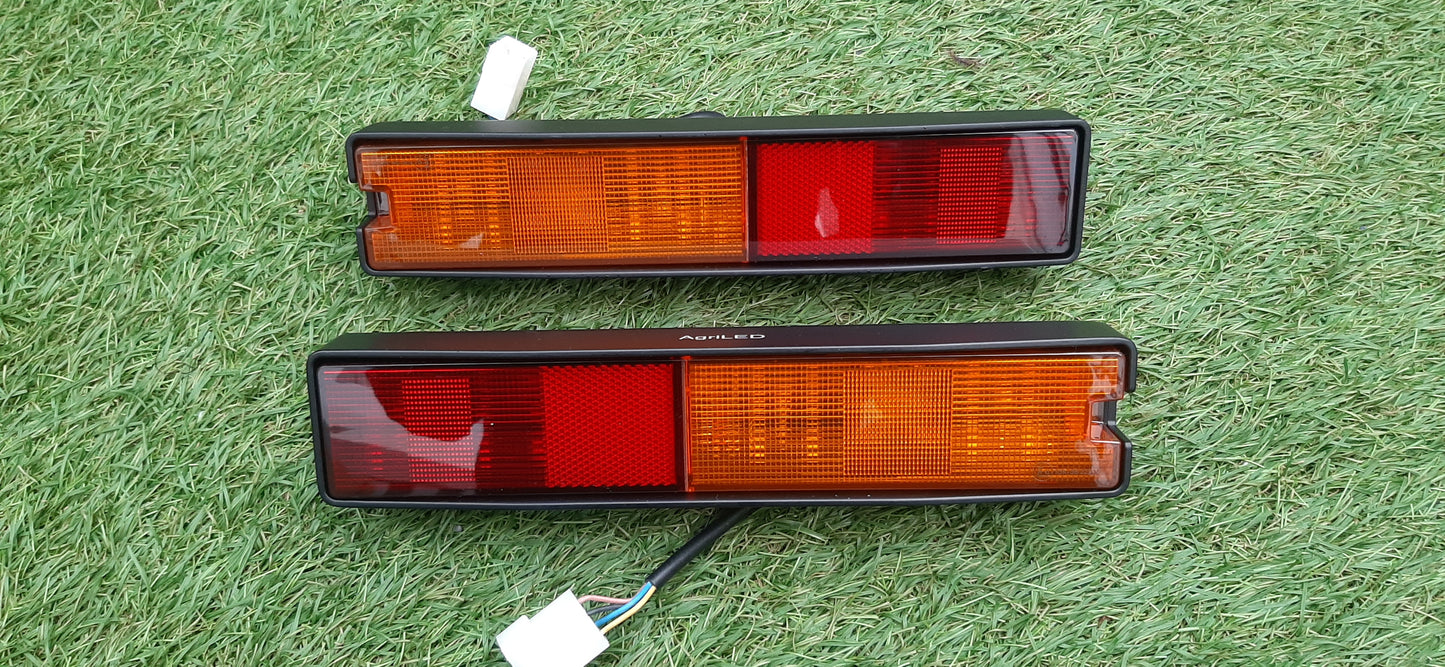 Landini, Massey, Renault, Claas - Tail Light Parkers Indicators Brake (Red/Amber) LED Pair