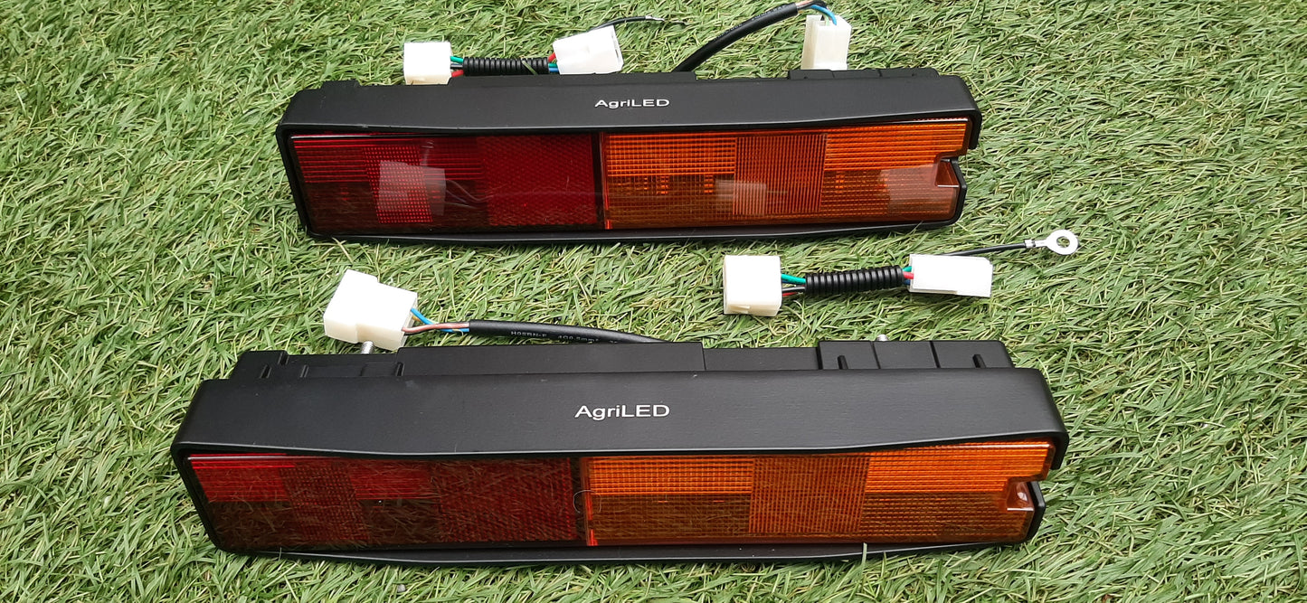 Landini, Massey, Renault, Claas - Tail Light Parkers Indicators Brake (Red/Amber) LED Pair