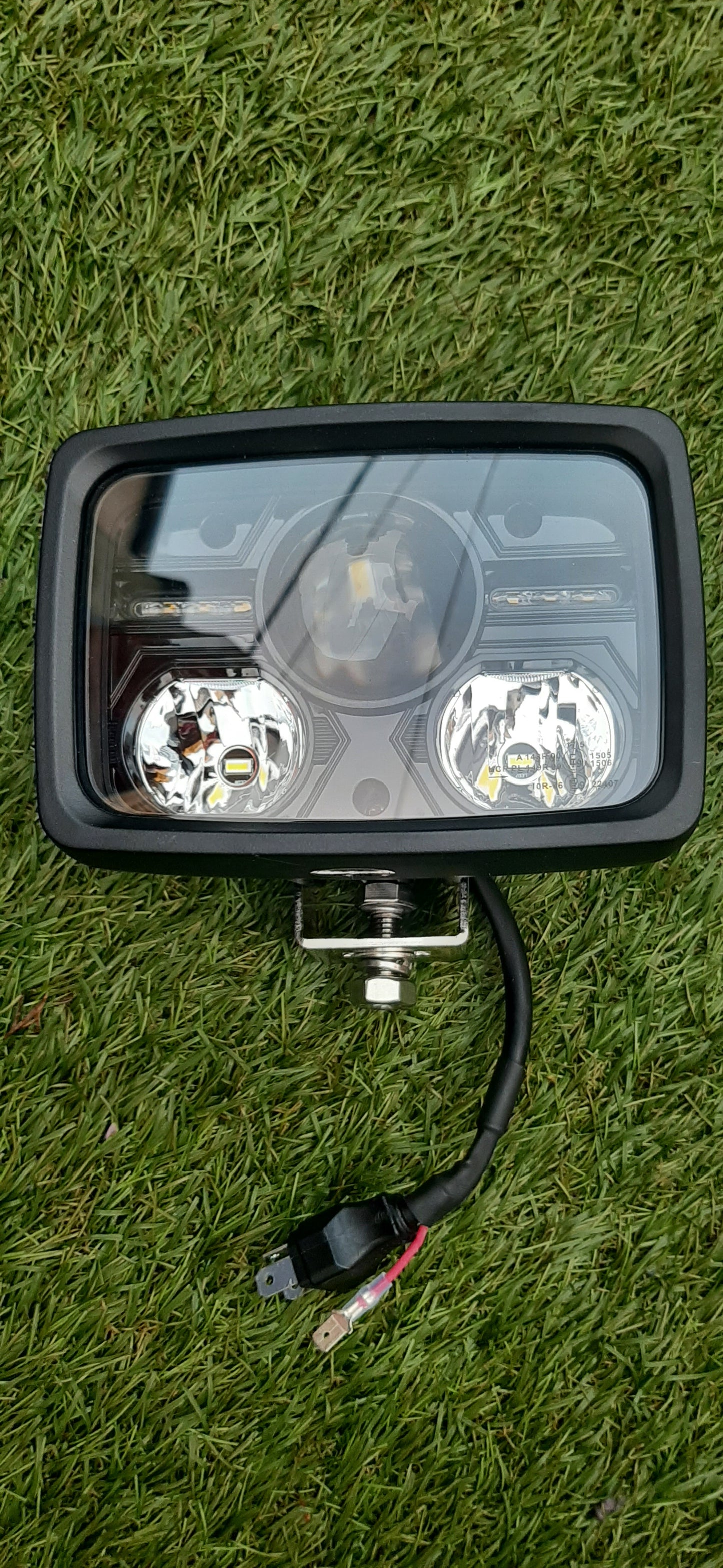 Rectangular LED Headlight Pair - Road Legal