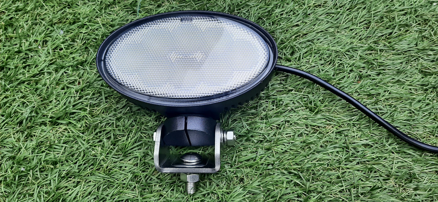 Handrail/Roof/Mudguard Lamp, Oval, Side Mount