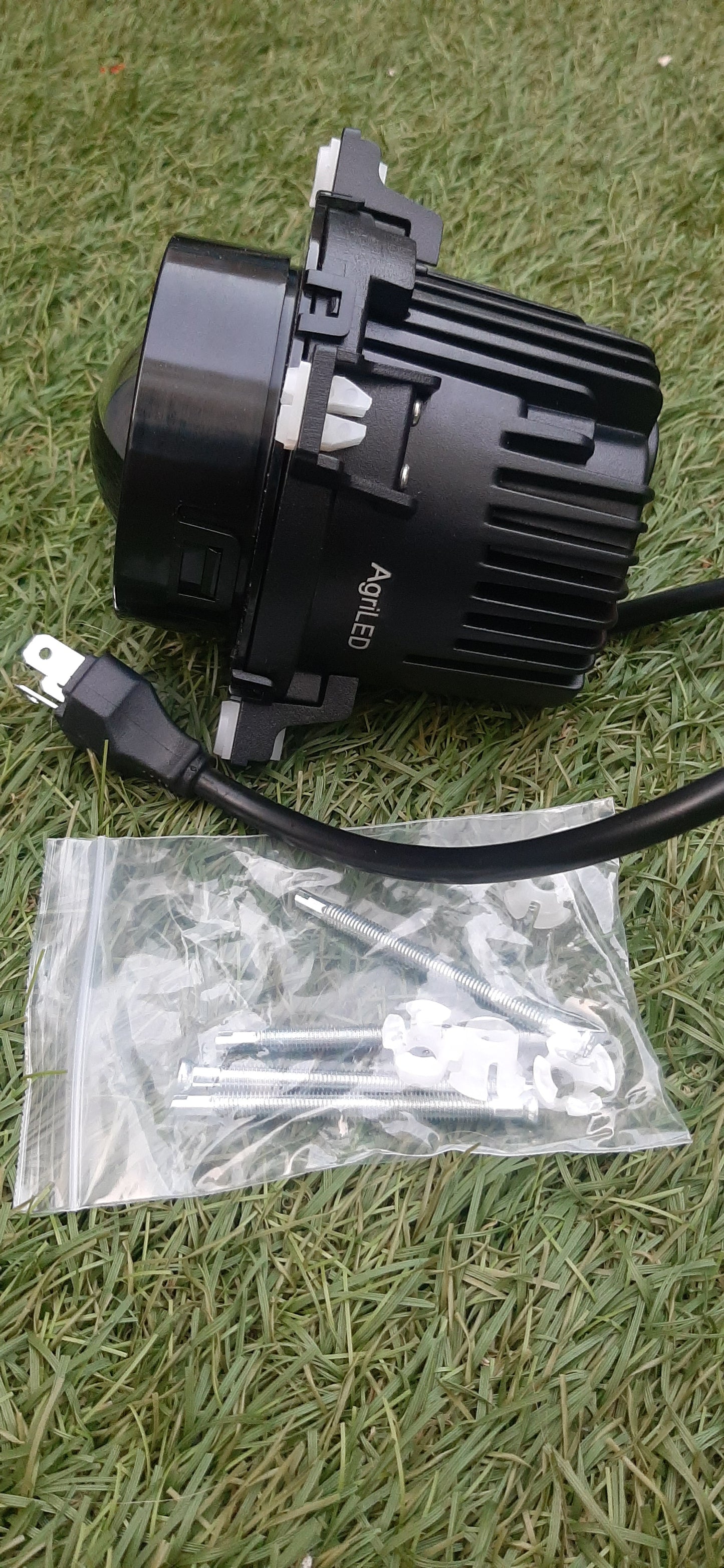 Road Legal Round LED Headlight Pair Low and High Beam