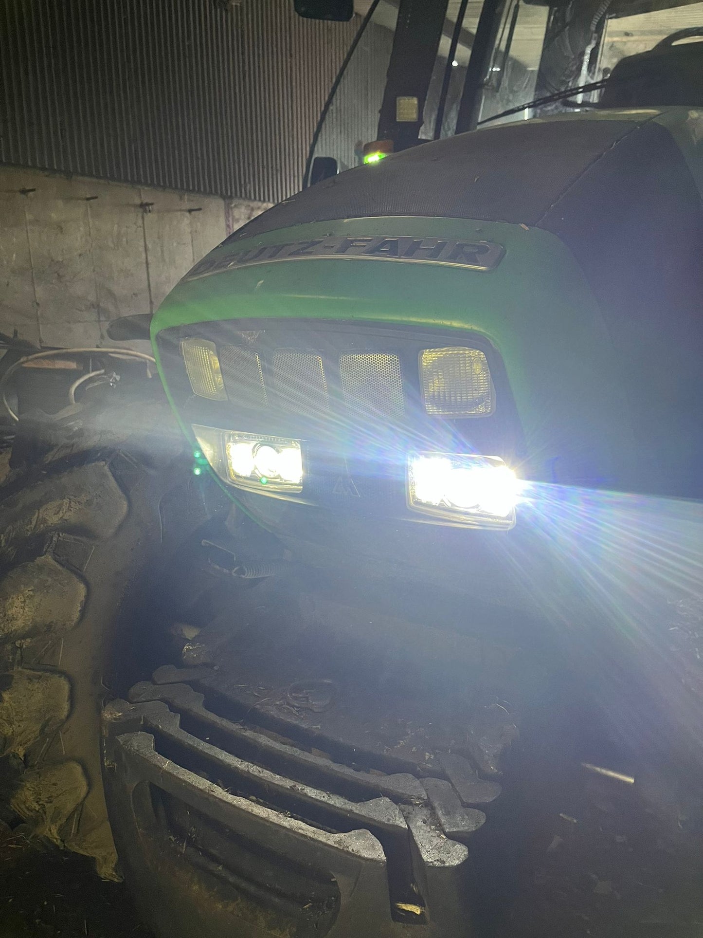 Deutz / Hurlimann / Lamborghini / SAME LED Headlight Pair - Road Legal