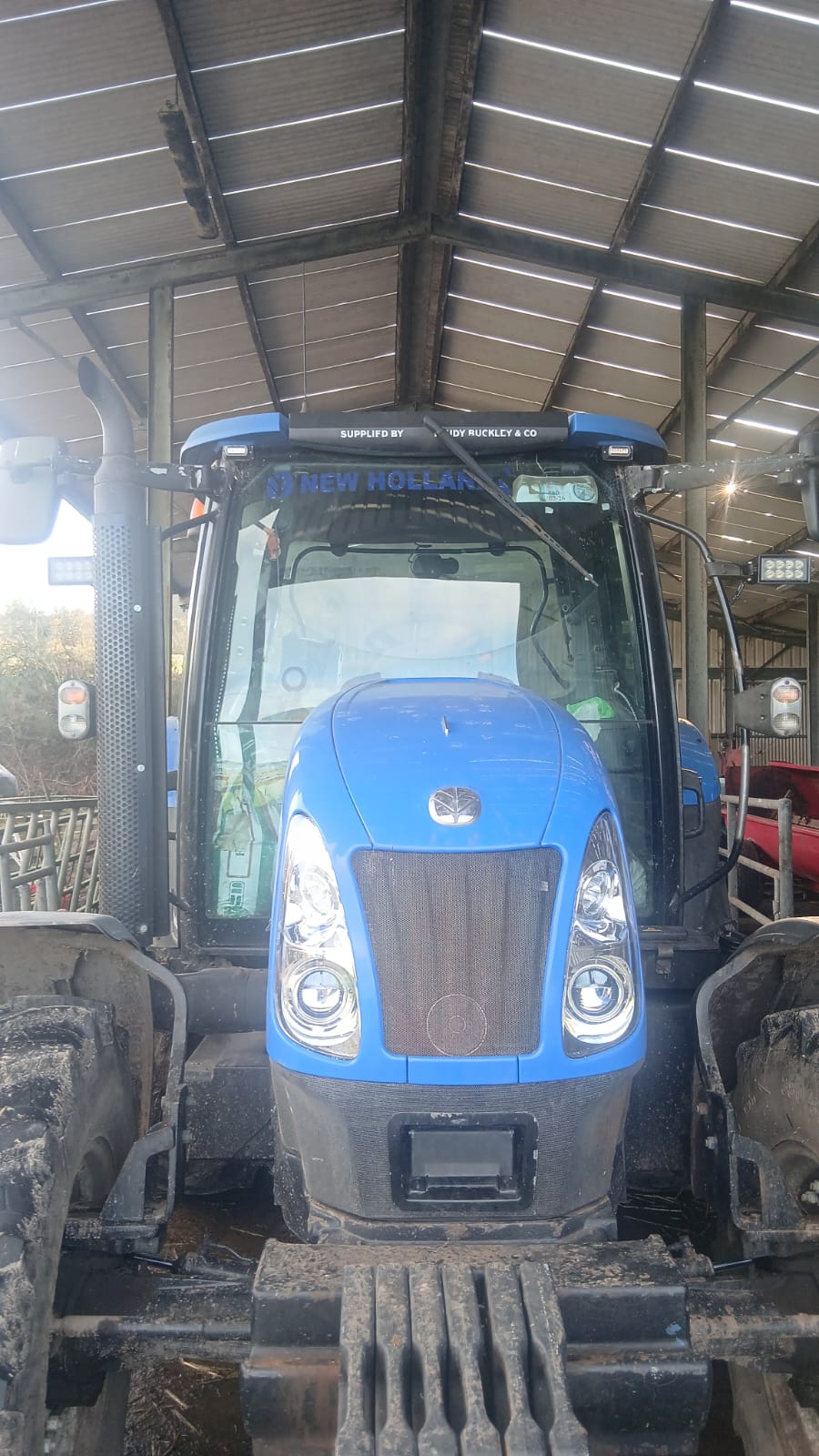New Holland T5 T6 T7 TLA TSA LED Road Legal Headlights, Left and Right