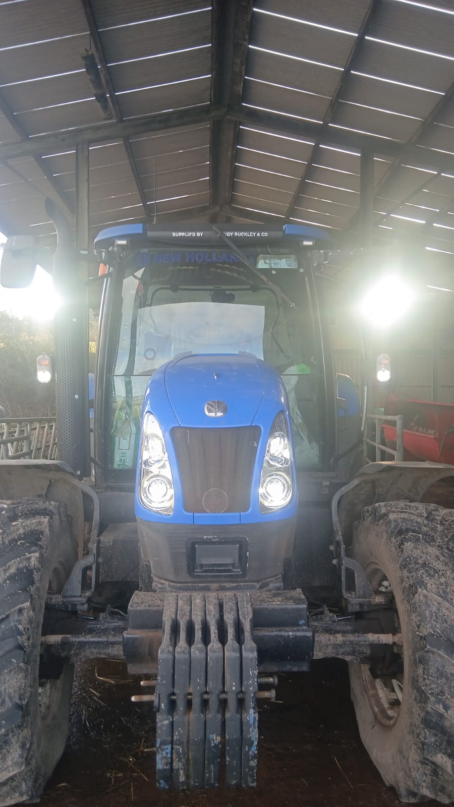 New Holland T5 T6 T7 TLA TSA LED Road Legal Headlights, Left and Right