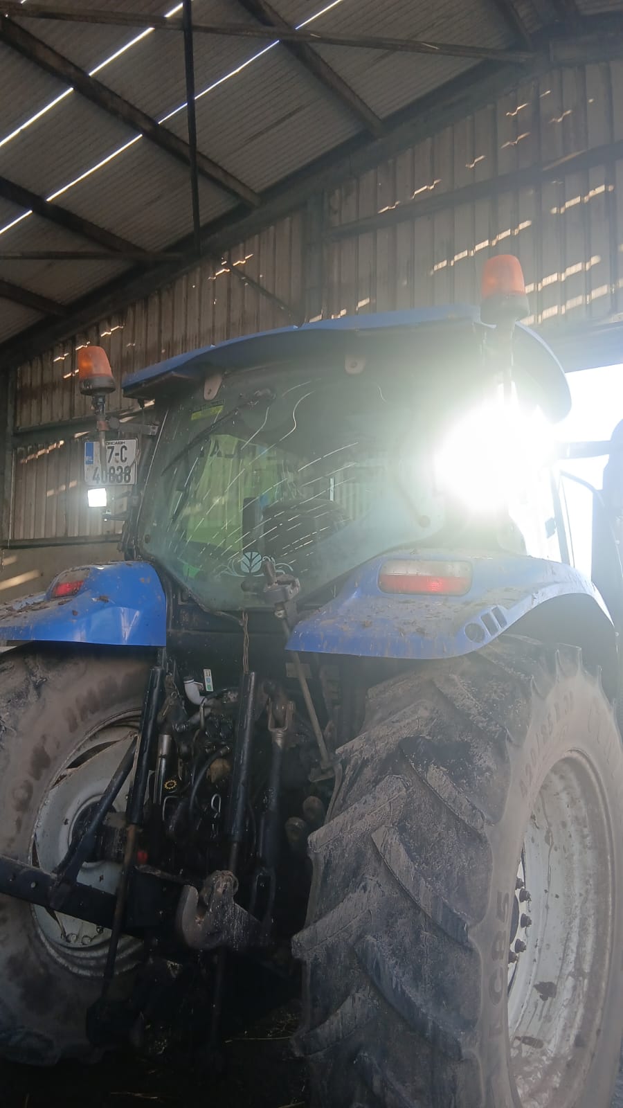 New Holland T5 T6 T7 TLA TSA LED Road Legal Headlights, Left and Right