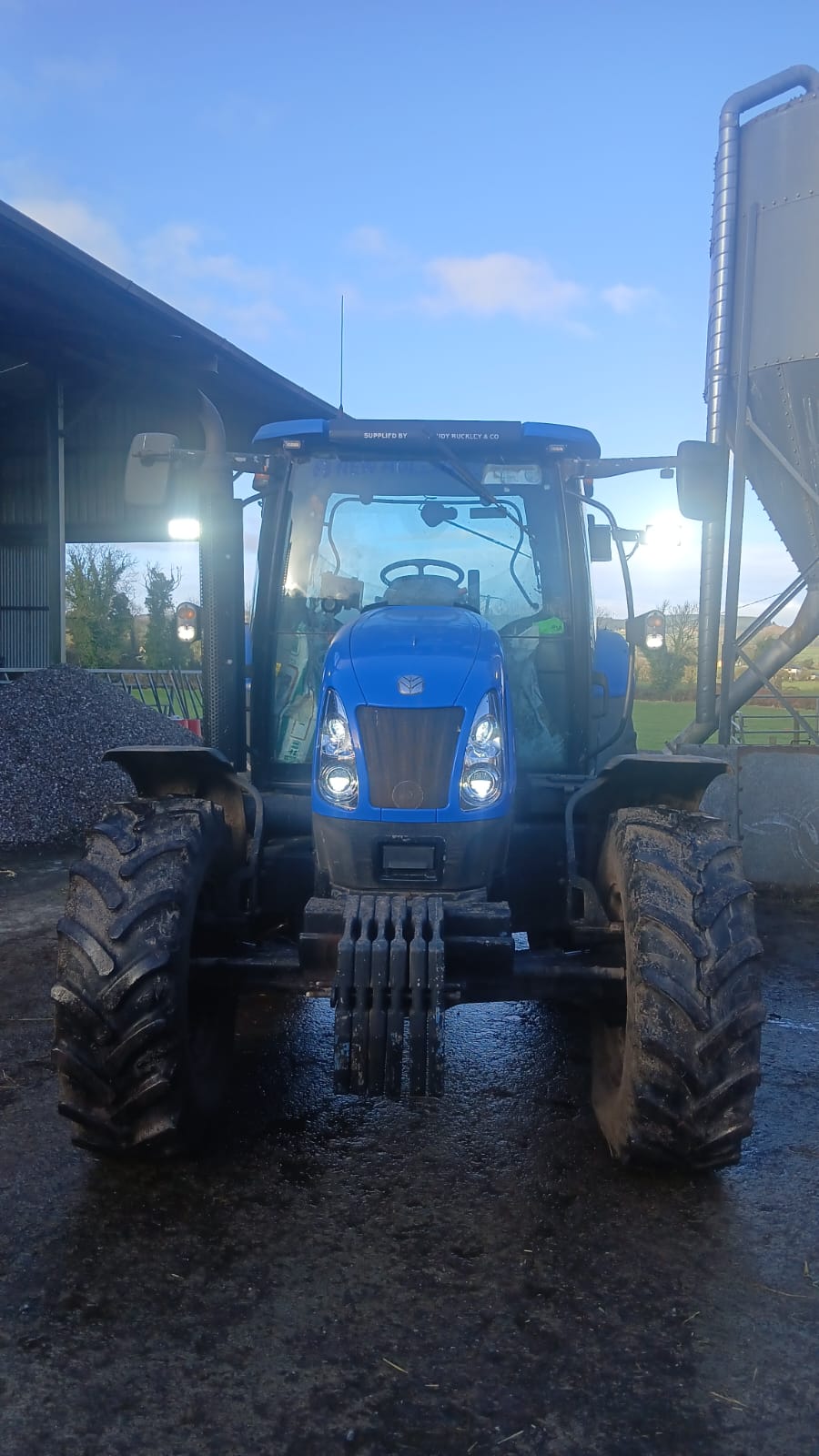 New Holland T5 T6 T7 TLA TSA LED Road Legal Headlights, Left and Right