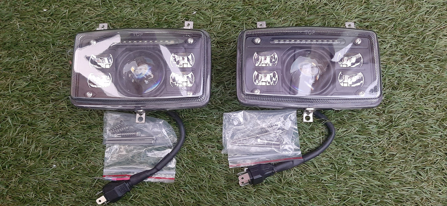 Deutz / Hurlimann / Lamborghini / SAME LED Headlight Pair - Road Legal